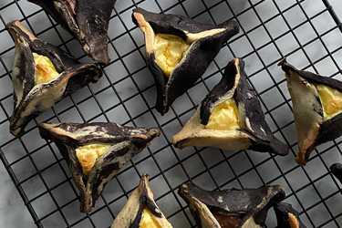 Marbled oreo hamantaschen