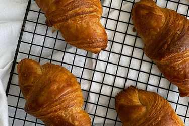 Sourdough croissants