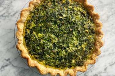 Spinach quiche