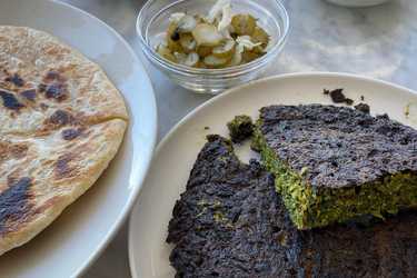 Kuku sabzi (Persian herb frittata)