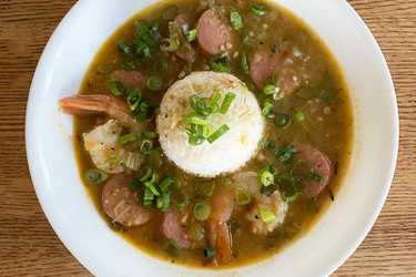 Shrimp and sausage gumbo